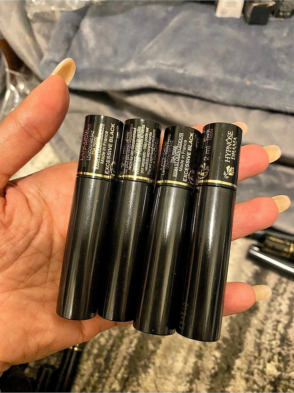 Lancome Drama Mascara 4-Piece Set Black NWT